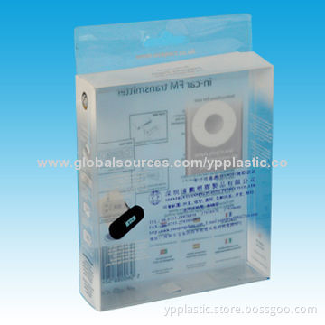 Plastic Folding Box for Electronic Products Packing, CMYK/Offset/Silkscreen/UV Print